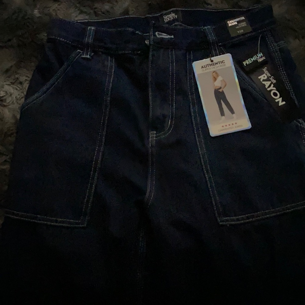 super high rise jeans
